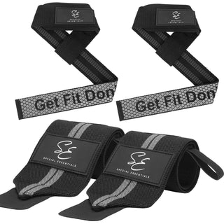 Special Essentials Wrist Straps and Wrist Wraps for Men & Women (2 Pair Bundle)