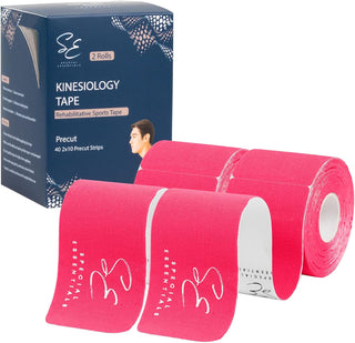 Special Essentials Kinesiology Tape 2 Pack, 40 Count, 10” Precut & Uncut Strips