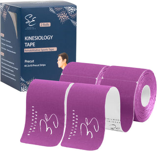 Special Essentials Kinesiology Tape 2 Pack, 40 Count, 10” Precut & Uncut Strips