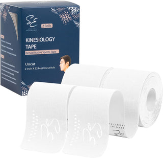 Special Essentials Kinesiology Tape 2 Pack, 40 Count, 10” Precut & Uncut Strips