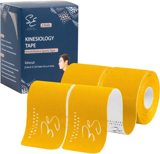 Special Essentials Kinesiology Tape 2 Pack, 40 Count, 10” Precut & Uncut Strips