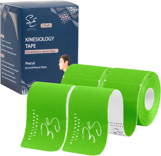 Special Essentials Kinesiology Tape 2 Pack, 40 Count, 10” Precut & Uncut Strips