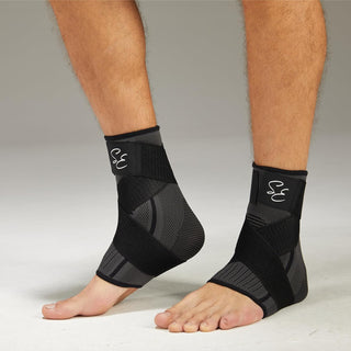 Special Essentials 1 Pair Ankle Brace with Ankle Strap for Men & Women Ankle/Foot Compression Sleeve Wrap