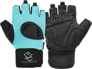 Special Essentials Fingerless Weight Lifting Workout Gloves for Men & Women