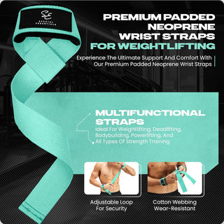 Special Essentials Wrist Straps Adjustable Gym Lifting Straps for Weightlifting for Men and Women