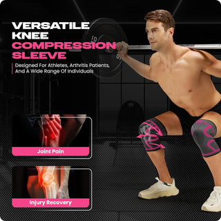 Special Essentials Knee Brace for Men and Women - 2 Pack Knee Compression Sleeve