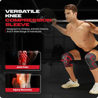 Special Essentials Knee Brace for Men and Women - 2 Pack Knee Compression Sleeve