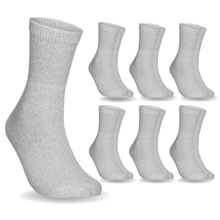 Special Essentials 6 Pairs Non-Binding Diabetic & Circulator Ankle Socks For Men & Women - Soft Moisture-Wicking Cotton